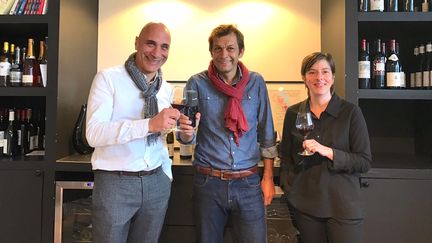 Olivier Thiénot, Laurent Mariotte, Sandrine Audegond. (Laurent Mariotte / Radio France)