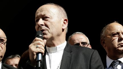 Mgr Dubost à Paris le 26 septembre 2014 (VINCENT ISORE / MAXPPP)