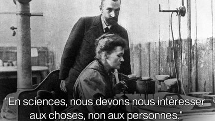 Les scientifiques Pierre et Marie Curie. (AFP)