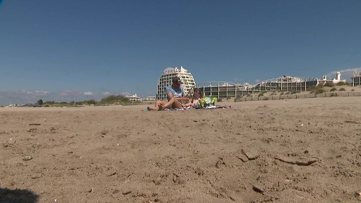 La plage de a Grande-Motte dans l'Hérault (France 3 Occitanie)