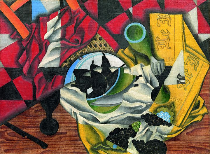 Juan Gris, "Poires et raisins sur une table", automne 2013, The Leonard A. Lauder Cubist Collection
 (The Metropolitan Museum of Art, New York)