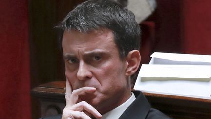 Manuel Valls à l'Assemblée nationale, le 29 novembre 2016. (JACQUES DEMARTHON / AFP)