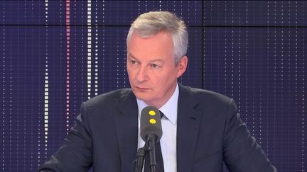 Bruno Le Maire, ministre de l'Économie et des Finances, le 27 septembre 2018. (RADIO FRANCE / FRANCEINFO)