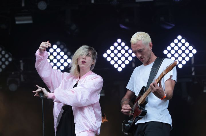 Camille et Benoît de Grand Blanc à Rock en Seine.
 (Gilles Scarella / Studio FTV)