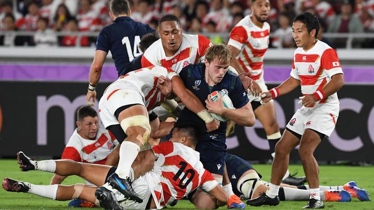 Mondial De Rugby Le Japon Cree La Surprise En Battant L Ecosse 28 21 Et Se Qualifie Pour La Premiere Fois De Son Histoire Pour Les Quarts De Finale