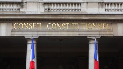 La fa&ccedil;ade du Conseil constitutionnel, &agrave; Paris. (MANUEL COHEN / AFP)