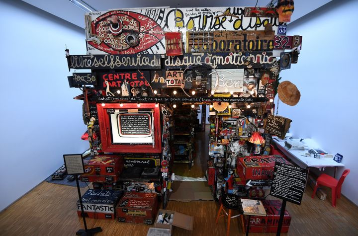 Le Magasin de Ben restauré par l'atelier du Centre Pompidou prêt à accueillir du public 
 ( ALAIN JOCARD / AFP)