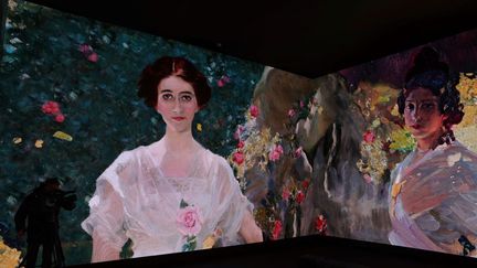 Exposition  "Sorolla, à travers la lumière" au Palais royal de Madrid (PIERRE-PHILIPPE MARCOU / AFP)