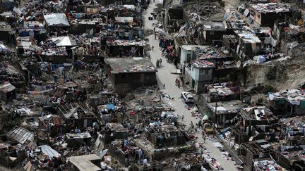 La ville de Jeremie (Haïti) dévastée après le passage de l'ouragan Matthew, le 6 octobre 2016. (CARLOS GARCIA RAWLINS / REUTERS)