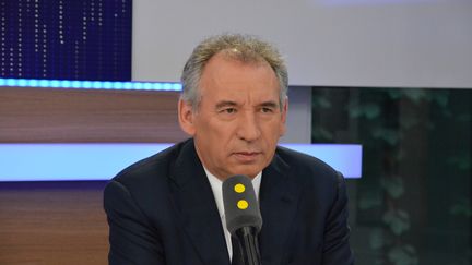 François Bayrou,&nbsp;président du MoDem, soutien de Macron . (RADIO FRANCE / JEAN-CHRISTOPHE BOURDILLAT)