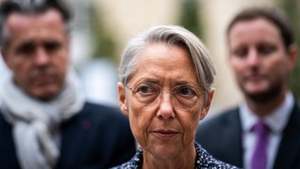 Elisabeth Borne, le 20 septembre 2022 à Paris. (XOSE BOUZAS / HANS LUCAS / AFP)