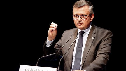 Yves Jego pendant les assises du produire en France, en septembre 2016. (FRANCOIS NASCIMBENI / AFP)