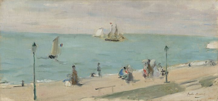 Berthe Morisot, "Sur la plage, Les Petites-Dalles, Fécamp", 1873, Virginia Museum of Fine Arts, Richmond, Etats-Unis (© Virginia Museum of Fine Arts, Photo Kaherine Wetzel)