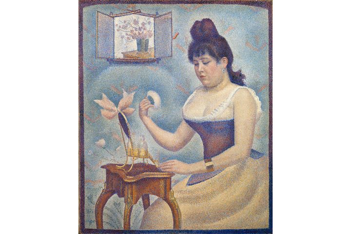 Georges Seurat, "Jeune femme se poudrant", vers 1889-1890, The Courtauld Gallery, London (Samuel Courtauld Trust)
