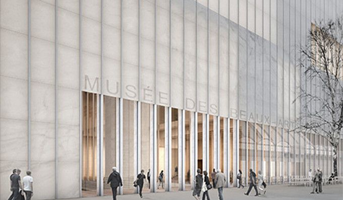 Le futur Musée des Beaux Arts de Reims
 (DChipperfield)