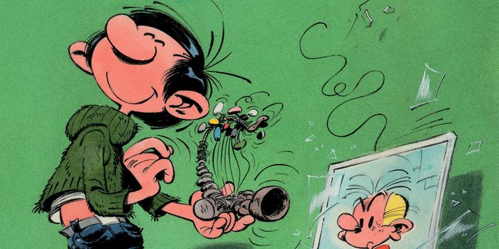 Gaston Lagaffe, dessin de Franquin 
 (Franquin / Dargaud-Lombard)