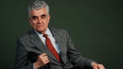 Le philosophe et académicien René Girard, mort à Stanford (Etats-Unis), le 4 novembre 2015. (ANDERSEN ULF / SIPA)