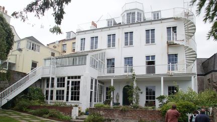 Hauteville House, la maison de Victor Hugo, à Guernesey. (OLIVIER BOITET / MAXPPP)