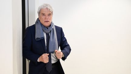 L'homme d'affaires Bernard Tapie au palais de justice de Paris, le 4 avril 2019. (BERTRAND GUAY / AFP)