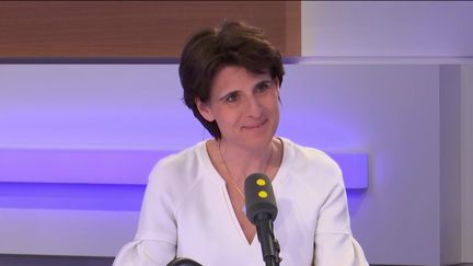 Sophie Boissard, directrice générale du groupe Korian, le 14 mars 2019 sur franceinfo. (FRANCEINFO / RADIOFRANCE)