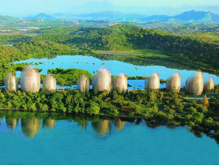 Le centre culturel Tjibaou expertisé 20 ans après sa construction. (NOUVELLE CALEDONIE 1ERE)