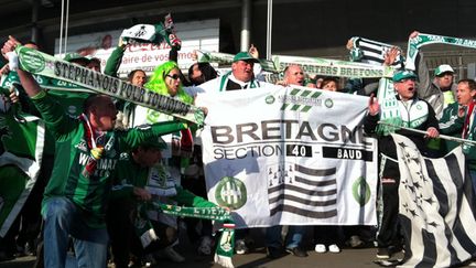 Les fans de l'ASSE en action