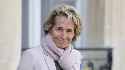 La ministre des Collectivités, Caroline Cayeux, au palais de l'Elysée à Paris, le 12 octobre 2022. (LUDOVIC MARIN / AFP)