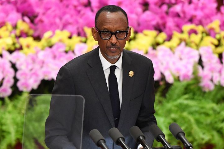 Paul Kagame, président du Rwanda (2018)
 (MADOKA IKEGAMI / POOL / AFP)