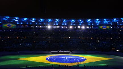 Le Maracana lors de la cérémonie de clôture des jeux Olympiques. (OKAN OZER / ANADOLU AGENCY)