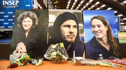 &nbsp; (Lors de l'hommage à l'Insep, Institut national du sport et de la performance, le 11 mars © Maxppp)