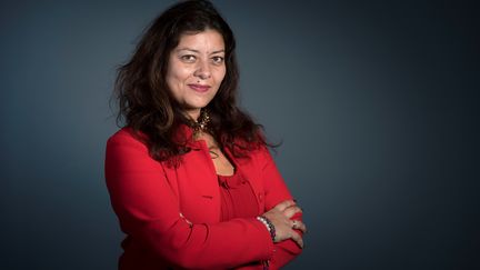 La journaliste française Sandra Muller, le 14 mars 2018 à Paris. (BERTRAND GUAY / AFP)