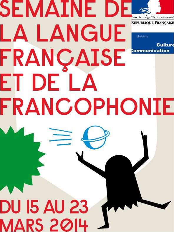 Affiche de la semaine de la langue française
