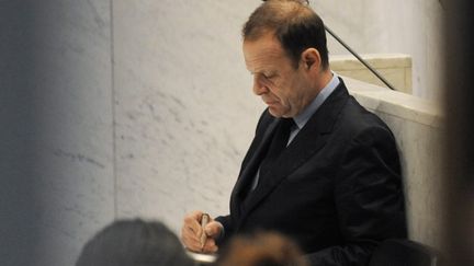 Fran&ccedil;ois-Marie Banier au tribunal de Nanterre le 1er juillet 2010. (BORIS HORVAT / AFP)