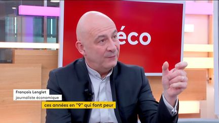 Invité de Jean-Paul Chapel dans ":l'éco", François Lenglet, journaliste économique, est venu présenter son livre "Tout va basculer" et explique pourquoi les années en 9 sont souvent signe de basculement de l'économie.