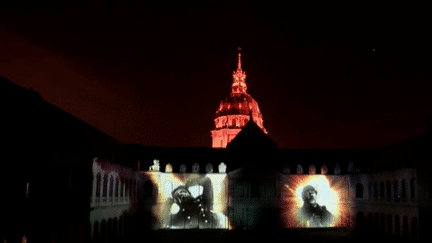 Pour sa 6e saison, le nouveau spectacle vidéo monumental des Invalides nous plonge jusqu'au 1er septembre au coeur de la Grande Guerre.
 (Culturebox - capture d&#039;écran)