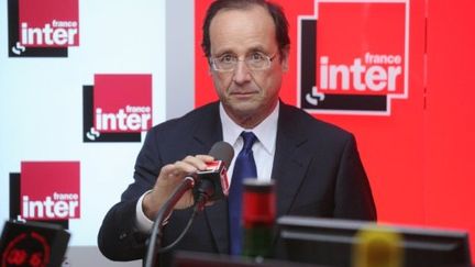 François Hollande, candidat PS à la Présidentielle. (MIGUEL MEDINA / AFP)