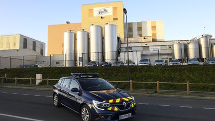 L'usine de Lactalis, à Craon en Mayenne, en janvier 2018.&nbsp; (DAMIEN MEYER / AFP)