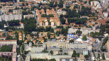 Vue aérienne du quartier Monclar d'Avignon. (HIELY CYRIL / MAXPPP)