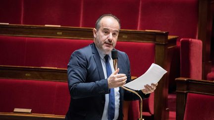 Michel&nbsp;Zumkeller&nbsp;en mars 2018 à l'Assemblée nationale.&nbsp; (CHRISTOPHE MORIN / MAXPPP)