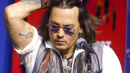 L'acteur am&eacute;ricain Johnny Depp au festival international de Toronto (Canada), le 8 septembre 2012. (© FRED THORNHILL / REUTERS / X02272)