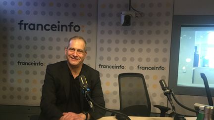 Laurent Vallet, président de l’Institut national de l’audiovisuel (INA), invité de franceinfo le 17 mars 2022. (FRANCEINFO)