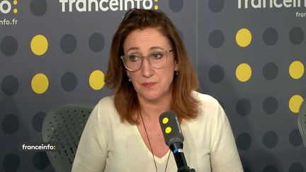 L'ambassadrice de Nouvelle-Zélande en France Jane Coombs, le 15 mars 2019 sur franceinfo. (FRANCEINFO / RADIOFRANCE)