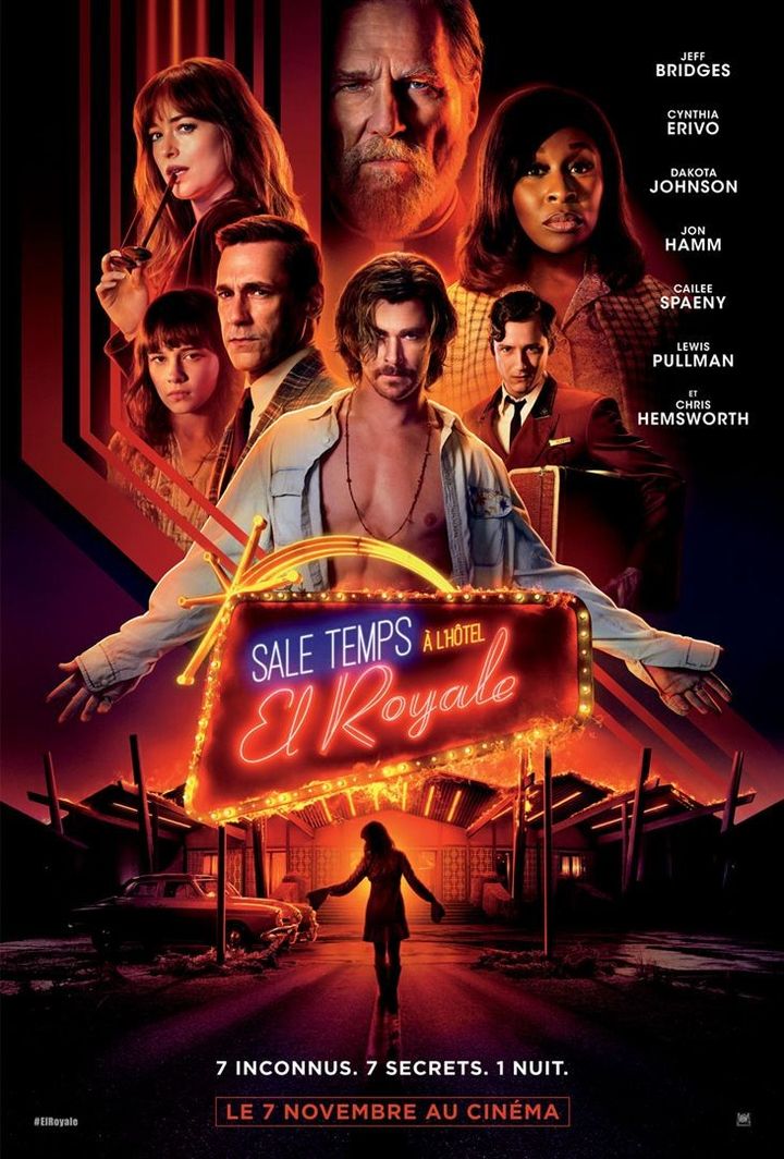 Affiche officielle de "Sale temps à l'hôtel El Royale"
 (Twentieth Century Fox)