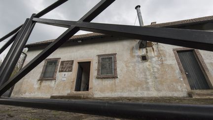 Les restes appartiennent &agrave; des victimes ex&eacute;cut&eacute;es au camp de Natzwiller-Struthof (Bas-Rhin). (PATRICK SEEGER / AFP)