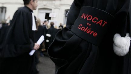 &nbsp; (Les avocats s'opposent à la réforme Taubira © MaxPPP)