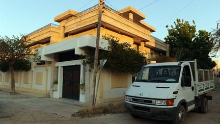 Maison qui serait louée à Benghazi par la société de sécurité Secopex, fondée par Pierre Marziali, tué le 11 mai (AFP - Saeed KHAN)