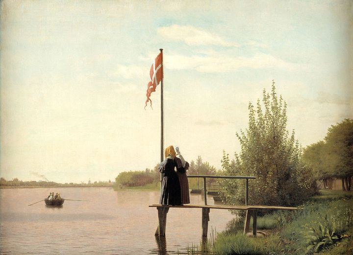 Christen Købke (1810-1848), "Vue de Dosseringen", 1838, Copenhague, Statens Museum for Kunst&nbsp; (© SMK Photo/Jakob Skou-Hansen)