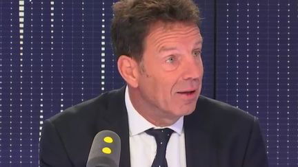 Geoffroy Roux de Bézieux, invité de franceinfo le 3 septembre 2018.&nbsp; (RADIO FRANCE / FRANCE INFO)