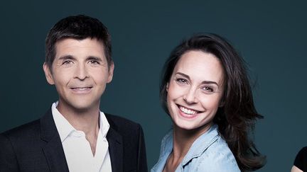 Thomas Sotto et Julia Vignali présenteront "Télématin" sur France 2 à partir de la rentrée de septembre 2021. (FRANCE TELEVISIONS)