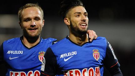 Valère Germain et Yannick Ferreira-Carasco (JEAN-CHRISTOPHE VERHAEGEN / AFP)